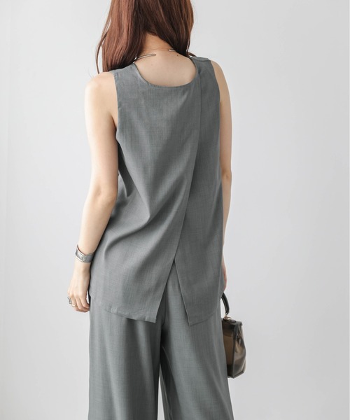 AMELY（エミリー）の「ワイドパンツセットアップ（セットアップ・レディース・ブラック/ベージュ/グレー・フリー）」の11枚目の写真