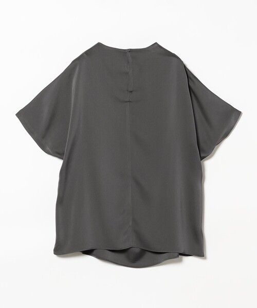 EFFE BEAMS(エッフェビームス)の「M・fil / サテン ドレープ ブラウス(シャツ/ブラウス・レディース・チャコールグレー・ONE SIZE)」の5枚目の写真