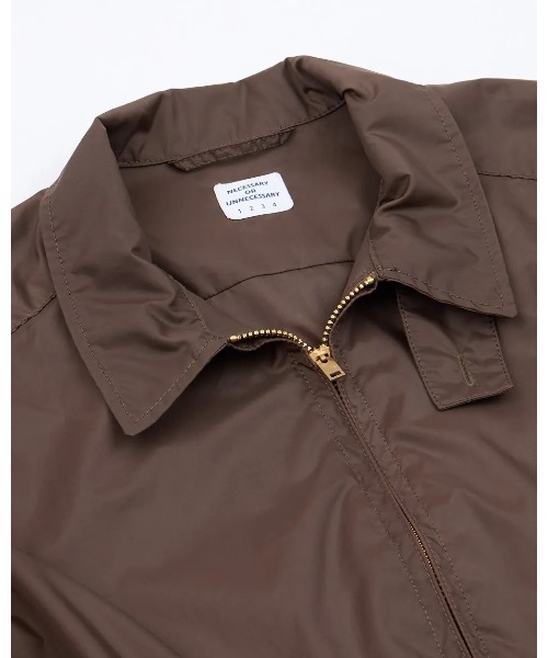 NECESSARY or UNNECESSARY（ネセサリーオアアンネセサリー）の「【Necessary or Unnecessary】NOUN DRIZLER LITE（ブルゾン・メンズ・ブラウン/ネイビー・MEDIUM）」の4枚目の写真