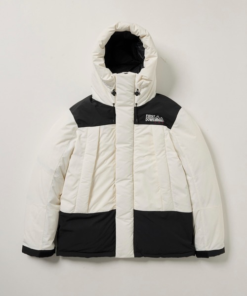 FIRST DOWN(ファーストダウン)の「ダウンジャケット パーカー FDUSA WRAP DOWN PARKA F942010(ダウンジャケット/コート・メンズ・ホワイト/ダークグレー/ブラック・M/LL/L)」の19枚目の写真