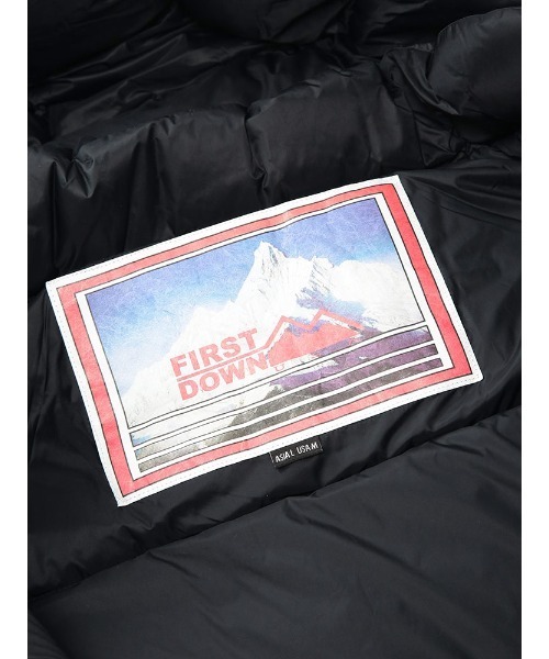 FIRST DOWN(ファーストダウン)の「ダウンジャケット パーカー FDUSA WRAP DOWN PARKA F942010(ダウンジャケット/コート・メンズ・ホワイト/ダークグレー/ブラック・M/LL/L)」の12枚目の写真