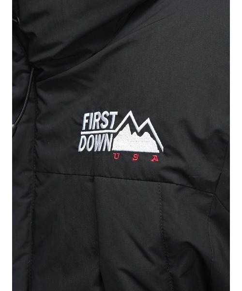 FIRST DOWN(ファーストダウン)の「ダウンジャケット パーカー FDUSA WRAP DOWN PARKA F942010(ダウンジャケット/コート・メンズ・ホワイト/ダークグレー/ブラック・M/LL/L)」の14枚目の写真