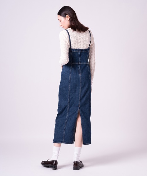 Levi's(リーバイス)の「Levi's/リーバイス シームビスチェドレス(ワンピース・レディース・インディゴブルー・XS/M/S)」の5枚目の写真