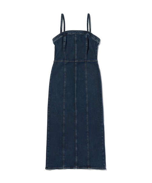 Levi's(リーバイス)の「Levi's/リーバイス シームビスチェドレス(ワンピース・レディース・インディゴブルー・XS/M/S)」の7枚目の写真