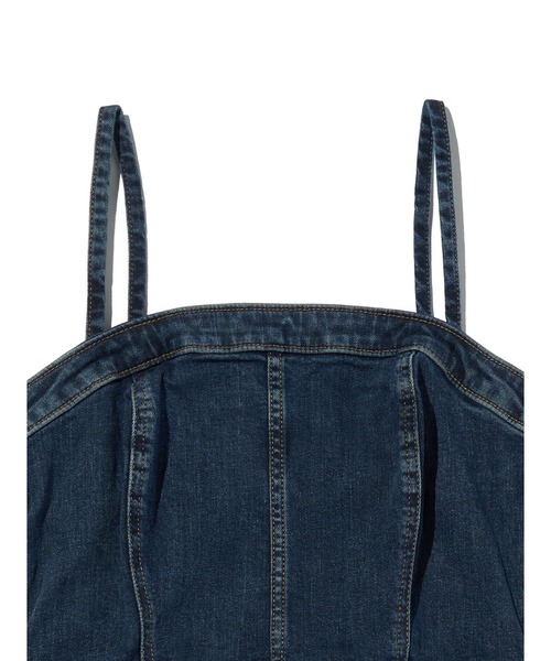 Levi's(リーバイス)の「Levi's/リーバイス シームビスチェドレス(ワンピース・レディース・インディゴブルー・XS/M/S)」の9枚目の写真