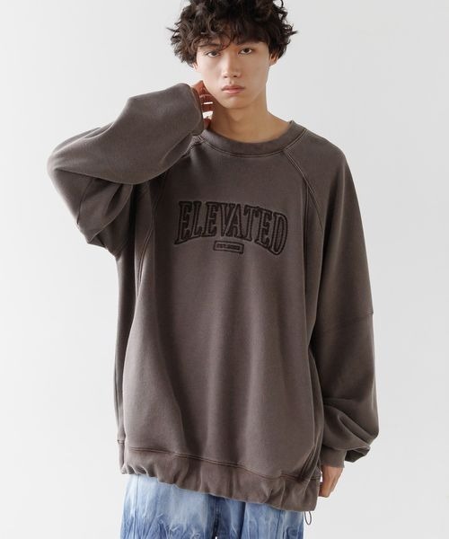 PBLIM(ページボーイリム)の「《UNISEX》ポケット付きラグランスウェット(スウェット・レディース・ブラック/グリーン/ブラウン・LARGE/MEDIUM)」の3枚目の写真