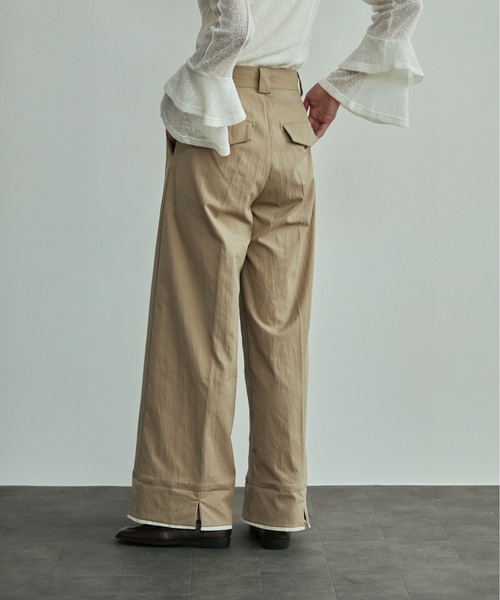 HYPE スラックス 残りわずか/ゆったりシルエット／セットアップ対応】イージー