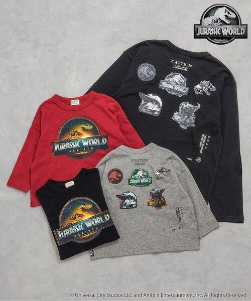 F.O.KIDS（エフオーキッズ）の「【ジュラシックワールド】長袖Tシャツ（オトナ）（Tシャツ/カットソー・キッズ・ブラック/レッド/グレー・LARGE/MEDIUM）」の11枚目の写真