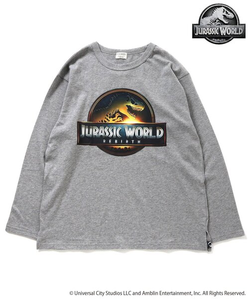 F.O.KIDS（エフオーキッズ）の「【ジュラシックワールド】長袖Tシャツ（オトナ）（Tシャツ/カットソー・キッズ・ブラック/レッド/グレー・LARGE/MEDIUM）」の6枚目の写真