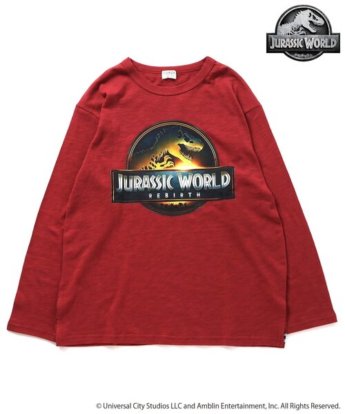 F.O.KIDS（エフオーキッズ）の「【ジュラシックワールド】長袖Tシャツ（オトナ）（Tシャツ/カットソー・キッズ・ブラック/レッド/グレー・LARGE/MEDIUM）」の8枚目の写真