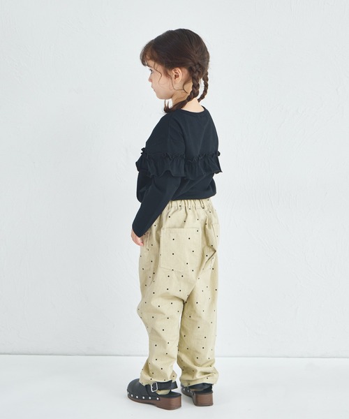 pairmanon（ペアマノン）の「【綿100%】ガールズ アソートフリルT（Tシャツ/カットソー・キッズ・ブラック/パープル/ピンク系その他2/ブラック系その他2/ブラック系その他/イエロー系その他・150/140/130/120/110/100/90）」の7枚目の写真