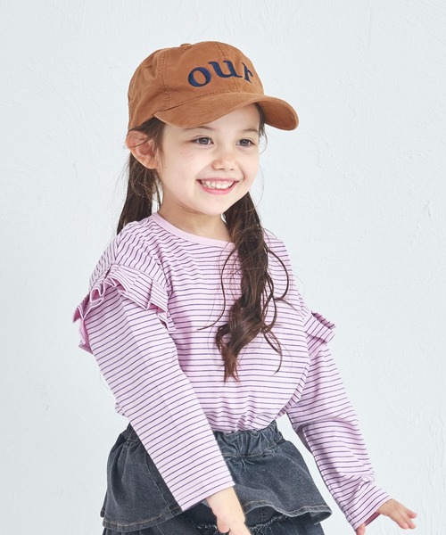 pairmanon（ペアマノン）の「【綿100%】ガールズ アソートフリルT（Tシャツ/カットソー・キッズ・ブラック/パープル/ピンク系その他2/ブラック系その他2/ブラック系その他/イエロー系その他・150/140/130/120/110/100/90）」の9枚目の写真