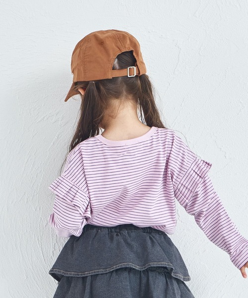 pairmanon（ペアマノン）の「【綿100%】ガールズ アソートフリルT（Tシャツ/カットソー・キッズ・ブラック/パープル/ピンク系その他2/ブラック系その他2/ブラック系その他/イエロー系その他・150/140/130/120/110/100/90）」の11枚目の写真