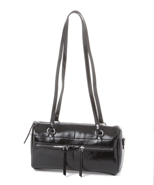 3.3 Field Trip (3.3フィールドトリップ)の「3.3 Field Trip/ダブルポケットレザーBAG(ハンドバッグ・レディース・ブラック/ブラウン・0)」の3枚目の写真