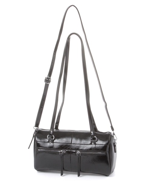 3.3 Field Trip (3.3フィールドトリップ)の「3.3 Field Trip/ダブルポケットレザーBAG(ハンドバッグ・レディース・ブラック/ブラウン・0)」の7枚目の写真