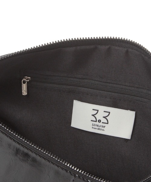 3.3 Field Trip (3.3フィールドトリップ)の「3.3 Field Trip/ダブルポケットレザーBAG(ハンドバッグ・レディース・ブラック/ブラウン・0)」の16枚目の写真