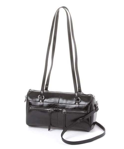 3.3 Field Trip (3.3フィールドトリップ)の「3.3 Field Trip/ダブルポケットレザーBAG(ハンドバッグ・レディース・ブラック/ブラウン・0)」の21枚目の写真