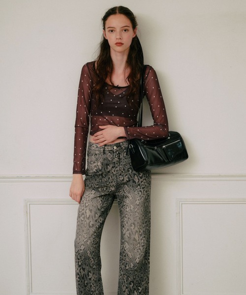 3.3 Field Trip (3.3フィールドトリップ)の「3.3 Field Trip/ダブルポケットレザーBAG(ハンドバッグ・レディース・ブラック/ブラウン・0)」の19枚目の写真