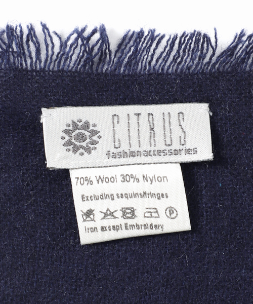 ア*ド様 vermeil parIENAシトラスcitrus ver ロゴストー セール】《追加》CITRUS シトラス Verロゴ Stole C25261（ストール
