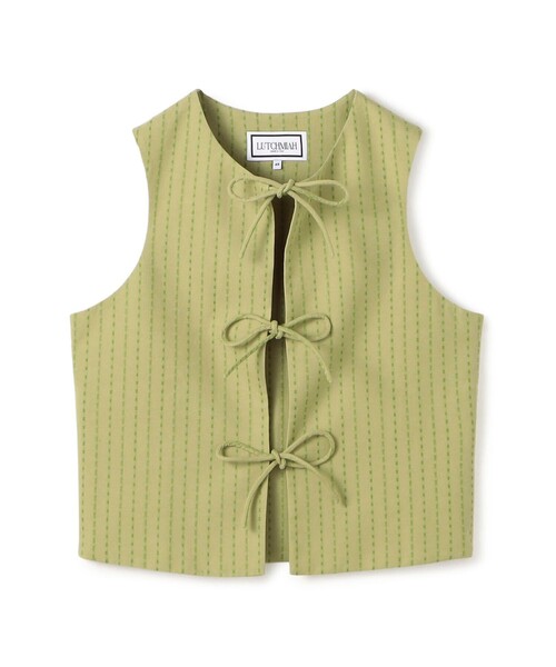 【TOMORROWLAND GOODS】LUTCHMIAH JACQUARD RIBBON ベスト LUTCHMIAH JACQUARD RIBBON ベスト（ベスト）｜TOMORROWLAND