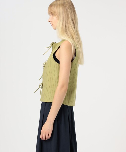 【TOMORROWLAND GOODS】LUTCHMIAH JACQUARD RIBBON ベスト LUTCHMIAH JACQUARD RIBBON ベスト（ベスト）｜TOMORROWLAND