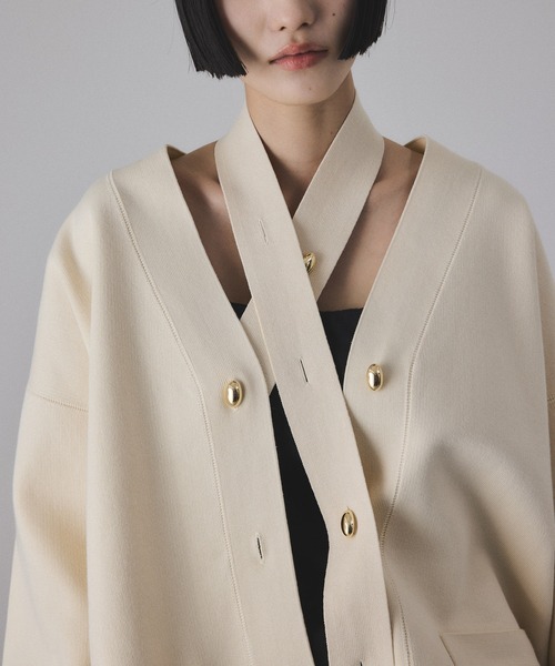 マルチWAYベルテッドミドルカーディガン マルチWAYベルテッドミドルカーディガン / KIKUCHI / ADAM ET