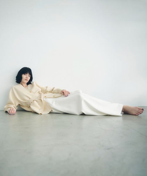 サステナブル】マルチWAYベルテッドミドルカーディガン