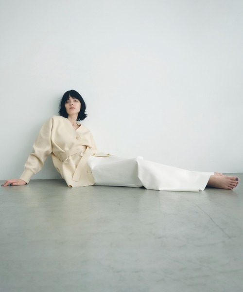 サステナブル】マルチWAYベルテッドミドルカーディガン（カーディガン