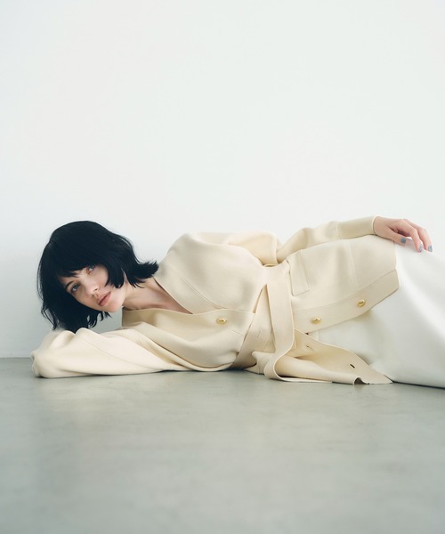 サステナブル】マルチWAYベルテッドミドルカーディガン（カーディガン