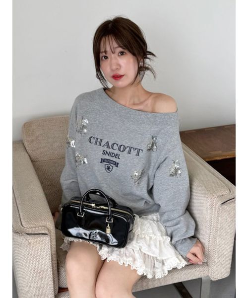 Chacott】刺繍スエットプルオーバー（スウェット）｜SNIDEL