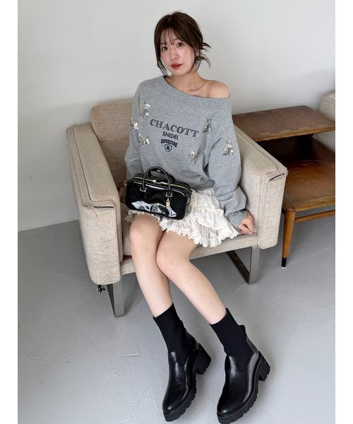 Chacott】刺繍スエットプルオーバー（スウェット）｜SNIDEL