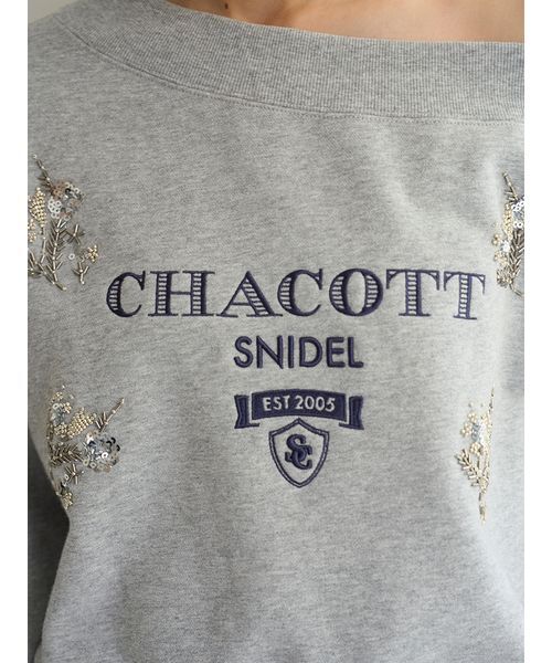 セール】【Chacott】刺繍スエットプルオーバー（スウェット）｜SNIDEL