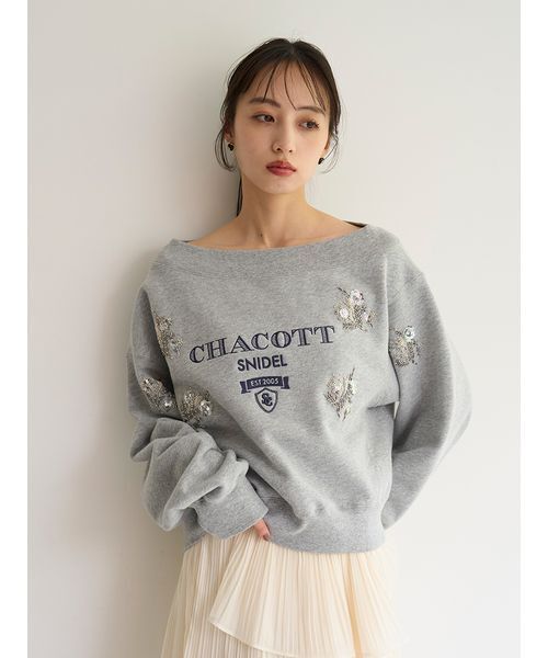 Chacott】刺繍スエットプルオーバー（スウェット）｜SNIDEL
