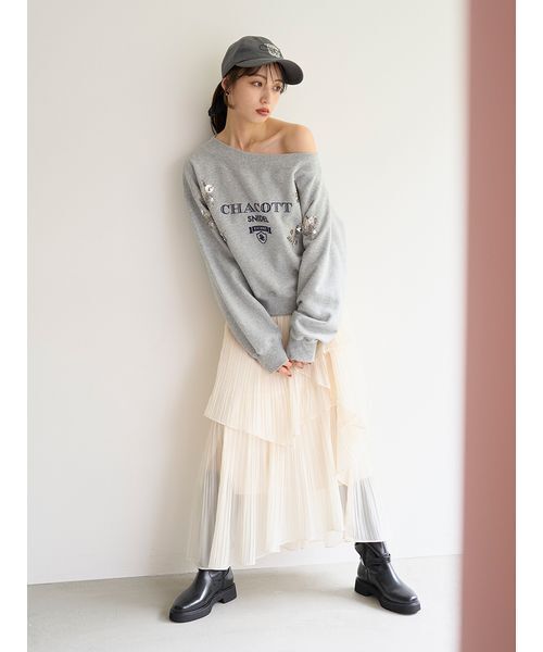 Chacott】刺繍スエットプルオーバー（スウェット）｜SNIDEL