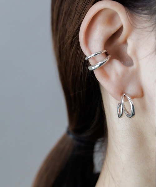 ISOLATION(アイソレーション)の「【ISOLATION / アイソレーション】Silver925 Clear Pierce / シルバー925(ピアス(両耳用)・レディース・シルバー・FREE)」の3枚目の写真