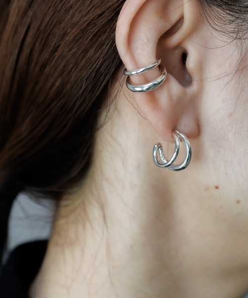 ISOLATION(アイソレーション)の「【ISOLATION / アイソレーション】Silver925 Clear Pierce / シルバー925(ピアス(両耳用)・レディース・シルバー・FREE)」の4枚目の写真