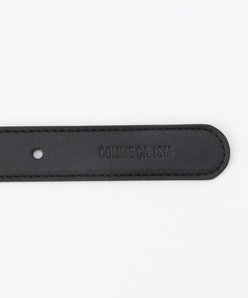COMME CA ISM（コムサイズム）の「【リバーシブル】合成皮革ベルト(キッズサイズ)（ベルト・キッズ・ブラック・FREE）」の4枚目の写真