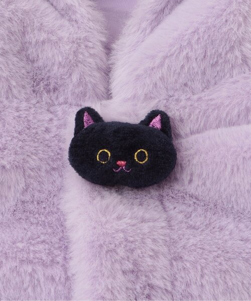 セール】ネコ耳エコファーベスト（その他ベビーウェア）｜ANNA SUI