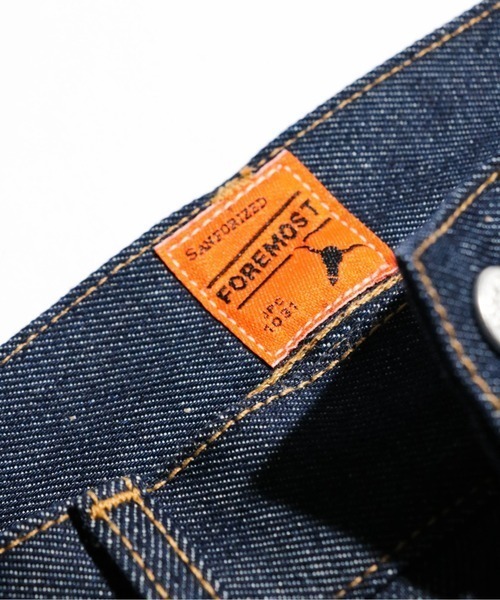 PENNEYS(ぺニーズ)の「PENNEY'S FOREMOST / ペニーズフォアモスト BACK STRAP 5POCKET PANT RIGID バックストラップ5ポケットパンツ(デニムパンツ・メンズ・インディゴブルー・30inch/32inch/34inch)」の2枚目の写真