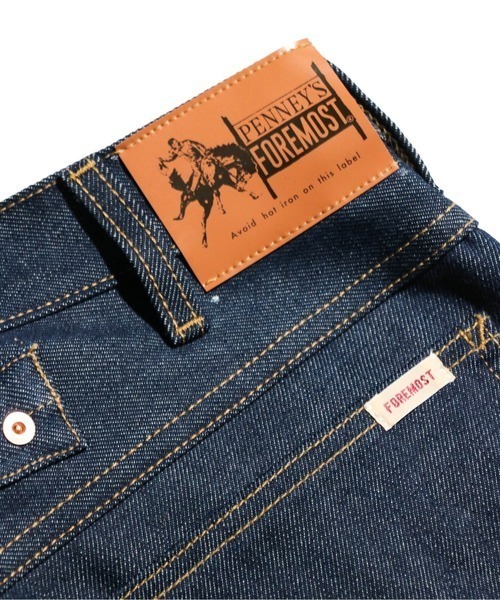 PENNEYS(ぺニーズ)の「PENNEY'S FOREMOST / ペニーズフォアモスト BACK STRAP 5POCKET PANT RIGID バックストラップ5ポケットパンツ(デニムパンツ・メンズ・インディゴブルー・30inch/32inch/34inch)」の9枚目の写真