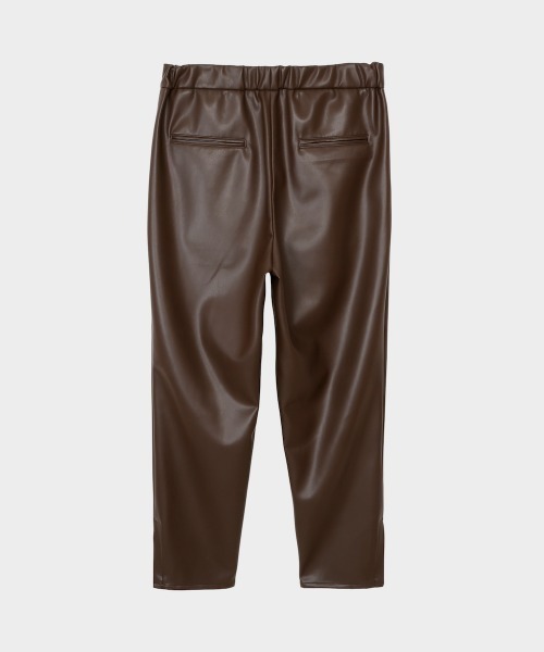 CINOH(チノ)の「SYNTHTIC LEATHER RELAX PANTS(その他パンツ・メンズ・ブラック/ブラウン・44/46/48)」の18枚目の写真