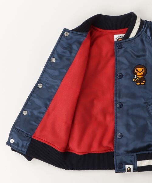 BABY MILO EMBROIDERY JACKET（スタジャン）｜A BATHING APE（ア