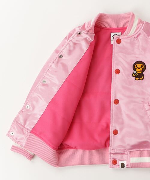 BABY MILO EMBROIDERY JACKET（スタジャン）｜A BATHING APE（ア