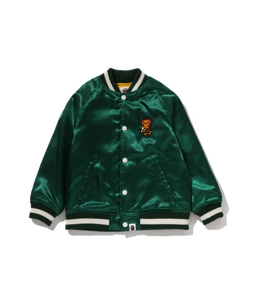 BABY MILO EMBROIDERY JACKET（スタジャン）｜A BATHING APE（ア