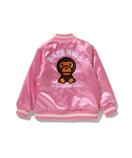 BAPE BABY MILO スタジャン L BABY MILO EMBROIDERY JACKET（スタジャン）｜A BATHING APE（ア