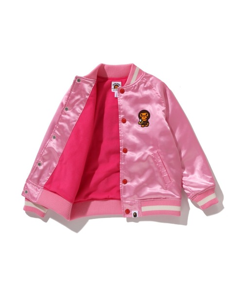 BABY MILO EMBROIDERY JACKET（スタジャン）｜A BATHING APE（ア