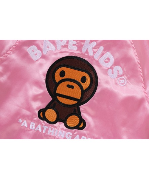 BABY MILO EMBROIDERY JACKET（スタジャン）｜A BATHING APE（ア
