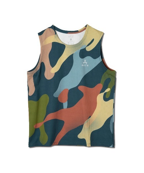 AKTR(アクター)の「AKTR FREE MOTION SLEEVELESS SP SHIRTS(アクター フリー モーション スリーブレス SP シャツ)(タンクトップ・メンズ・ネイビー系/ベージュ系・XX-LARGE/X-LARGE/LARGE/MEDIUM)」の3枚目の写真