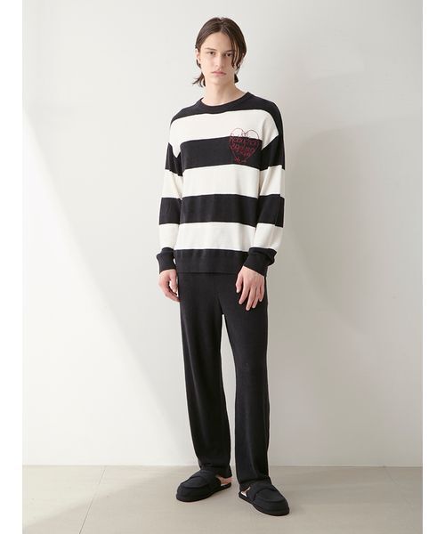 JOEL ROBUCHON】【HOMME】スムーズィーシルクプルオーバー