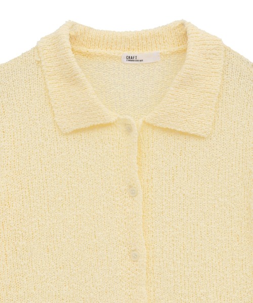 CRAFT STANDARD BOUTIQUE（クラフトスタンダードブティック）の「ブークレヤーン衿付きニットカーディガン◆（カーディガン/ボレロ・レディース・ブラウン/ライトイエロー/アイボリー・FREE）」の16枚目の写真